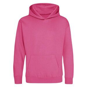 Awdis Kids Unisex  Sweatshirt / Hoodie / Schoolwear / Hot Pink